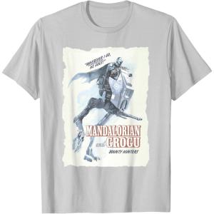 image:imageStar Wars The Mandalorian and Grogu Movie ATRT Snow Mission TShirtSilver Grey