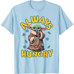 image:imageStar Wars The Mandalorian and Grogu Movie Always Hungry TShirtBaby Blue