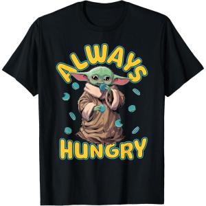 image:imageStar Wars The Mandalorian and Grogu Movie Always Hungry TShirtBlack