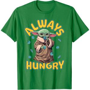 image:imageStar Wars The Mandalorian and Grogu Movie Always Hungry TShirtKelly Green