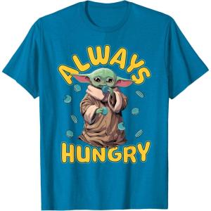 image:imageStar Wars The Mandalorian and Grogu Movie Always Hungry TShirtSapphire Blue