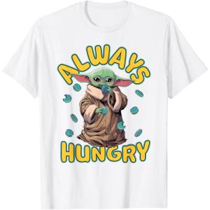 image:imageStar Wars The Mandalorian and Grogu Movie Always Hungry TShirtWhite