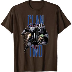 image:imageStar Wars The Mandalorian and Grogu Movie Clan of Two TShirtBrown
