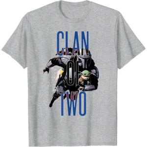 image:imageStar Wars The Mandalorian and Grogu Movie Clan of Two TShirtHeather Grey
