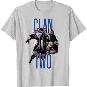 image:imageStar Wars The Mandalorian and Grogu Movie Clan of Two TShirtSilver Grey