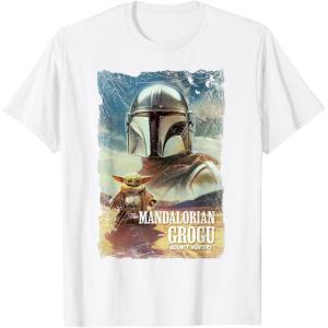 image:imageStar Wars The Mandalorian and Grogu Movie Classic Poster Art TShirtWhite