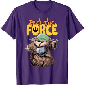image:imageStar Wars The Mandalorian and Grogu Movie Feel the Force TShirtPurple
