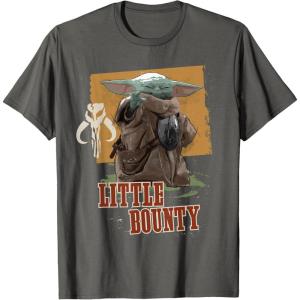image:imageStar Wars The Mandalorian and Grogu Movie Little Bounty TShirtAsphalt Grey