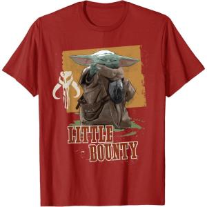 image:imageStar Wars The Mandalorian and Grogu Movie Little Bounty TShirtCranberry Red