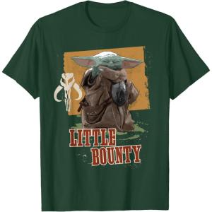 image:imageStar Wars The Mandalorian and Grogu Movie Little Bounty TShirtDark Green