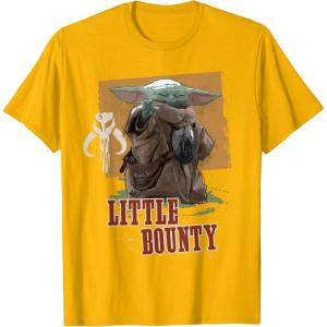 image:imageStar Wars The Mandalorian and Grogu Movie Little Bounty TShirtGolden Yellow