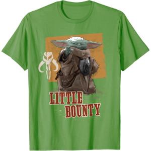 image:imageStar Wars The Mandalorian and Grogu Movie Little Bounty TShirtGrass Green