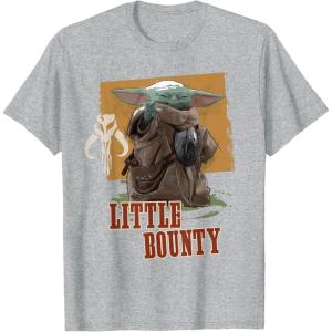 image:imageStar Wars The Mandalorian and Grogu Movie Little Bounty TShirtHeather Grey