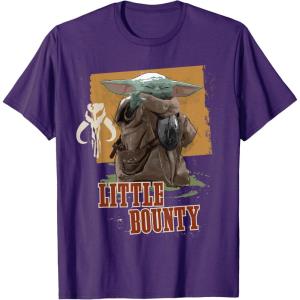 image:imageStar Wars The Mandalorian and Grogu Movie Little Bounty TShirtPurple