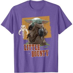image:imageStar Wars The Mandalorian and Grogu Movie Little Bounty TShirtPurple Heather
