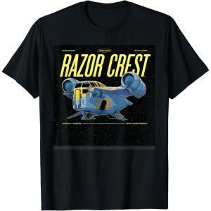 image:imageStar Wars The Mandalorian and Grogu Movie New Razor Crest TShirtBlack