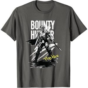 image:imageStar Wars The Mandalorian and Grogu Movie Play Nice TShirtAsphalt Grey