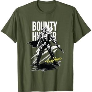 image:imageStar Wars The Mandalorian and Grogu Movie Play Nice TShirtOlive Green