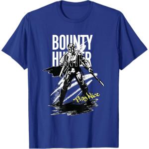 image:imageStar Wars The Mandalorian and Grogu Movie Play Nice TShirtRoyal Blue