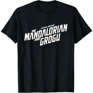 image:imageStar Wars The Mandalorian and Grogu Official BampW Movie Logo TShirtBlack