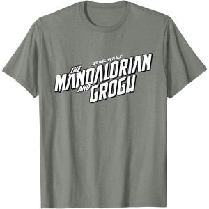 image:imageStar Wars The Mandalorian and Grogu Official BampW Movie Logo TShirtOlive Heather