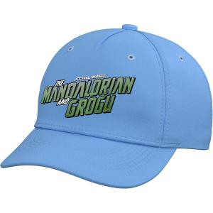 image:imageStar Wars The Mandalorian and Grogu Official Movie Logo Adjustable Printed Baseball HatLight Blue