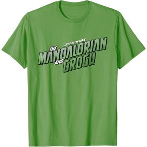 image:imageStar Wars The Mandalorian and Grogu Official Movie Logo TShirtGrass Green
