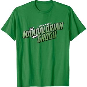 image:imageStar Wars The Mandalorian and Grogu Official Movie Logo TShirtKelly Green