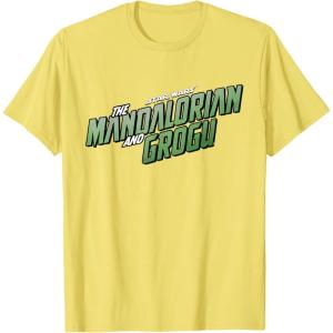 image:imageStar Wars The Mandalorian and Grogu Official Movie Logo TShirtLemon Yellow
