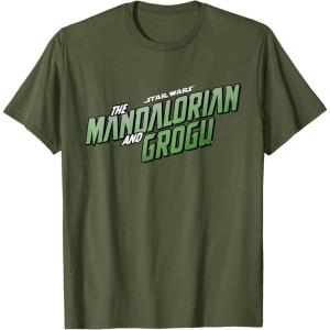 image:imageStar Wars The Mandalorian and Grogu Official Movie Logo TShirtOlive Green