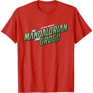 image:imageStar Wars The Mandalorian and Grogu Official Movie Logo TShirtRed