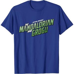 image:imageStar Wars The Mandalorian and Grogu Official Movie Logo TShirtRoyal Blue