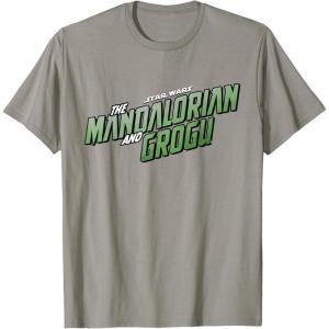 image:imageStar Wars The Mandalorian and Grogu Official Movie Logo TShirtSlate Grey
