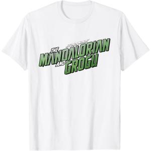 image:imageStar Wars The Mandalorian and Grogu Official Movie Logo TShirtWhite