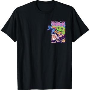 image:imageStar Wars The Mandalorian and Grogu Protect Attack Snack TShirtBlack
