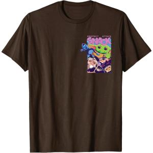 image:imageStar Wars The Mandalorian and Grogu Protect Attack Snack TShirtBrown