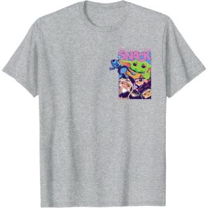 image:imageStar Wars The Mandalorian and Grogu Protect Attack Snack TShirtHeather Grey