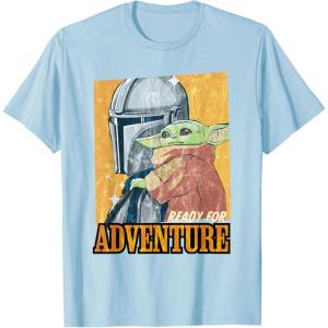 image:imageStar Wars The Mandalorian and Grogu Ready for Adventure TShirtBaby Blue