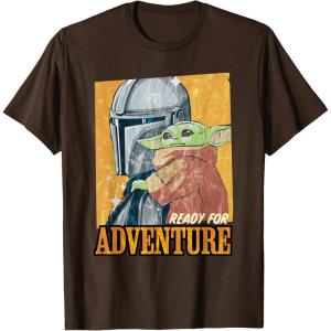 image:imageStar Wars The Mandalorian and Grogu Ready for Adventure TShirtBrown