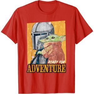 image:imageStar Wars The Mandalorian and Grogu Ready for Adventure TShirtRed