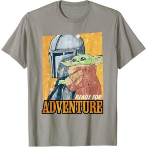 image:imageStar Wars The Mandalorian and Grogu Ready for Adventure TShirtSlate Grey