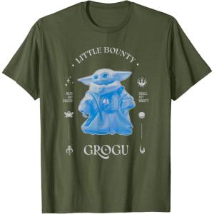 image:imageStar Wars The Mandalorian and Grogu Small But Mighty Blue TShirtOlive Green