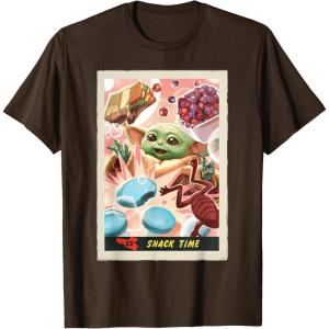 image:imageStar Wars The Mandalorian and Grogu Snack Time Card 32 TShirtBrown