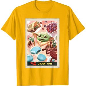 image:imageStar Wars The Mandalorian and Grogu Snack Time Card 32 TShirtGolden Yellow