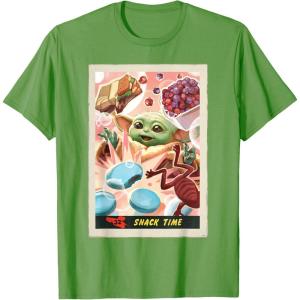 image:imageStar Wars The Mandalorian and Grogu Snack Time Card 32 TShirtGrass Green