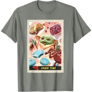 image:imageStar Wars The Mandalorian and Grogu Snack Time Card 32 TShirtOlive Heather