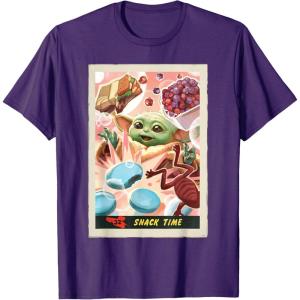 image:imageStar Wars The Mandalorian and Grogu Snack Time Card 32 TShirtPurple