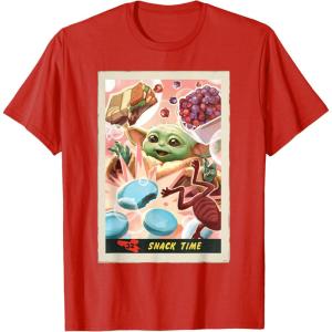 image:imageStar Wars The Mandalorian and Grogu Snack Time Card 32 TShirtRed