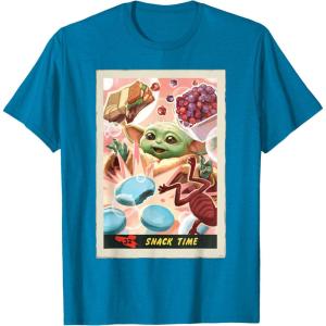 image:imageStar Wars The Mandalorian and Grogu Snack Time Card 32 TShirtSapphire Blue