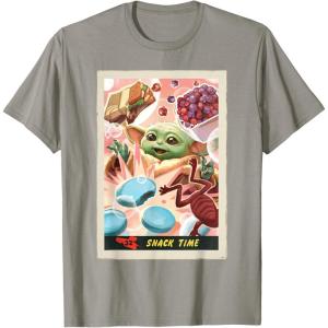 image:imageStar Wars The Mandalorian and Grogu Snack Time Card 32 TShirtSlate Grey